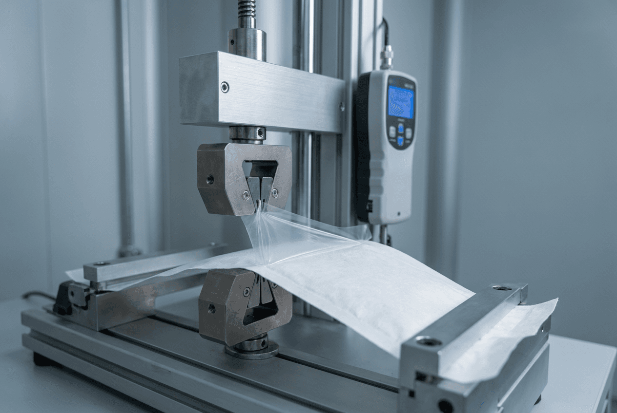 ASTM F88 seal strength peel testing