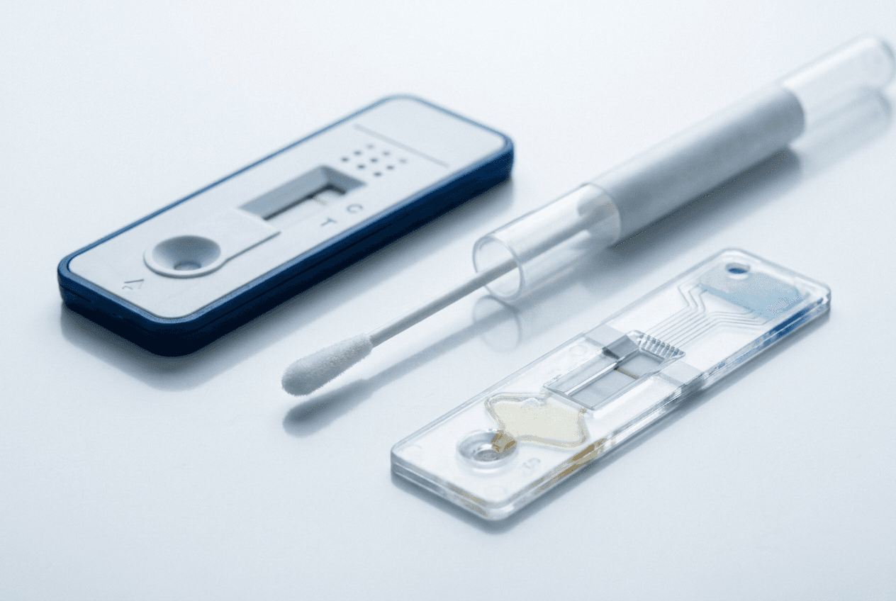 IVD diagnostic devices and sample collection kits